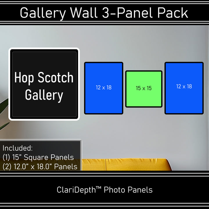 Hop Scotch Photo Gallery Wall (3-Pack)