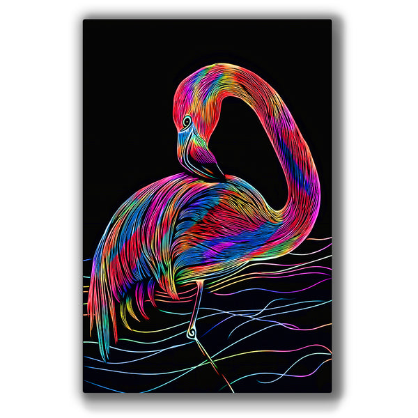 Vibrant metal wall art featuring bold colors and dynamic designs that enhance any space with a modern, artistic touch.