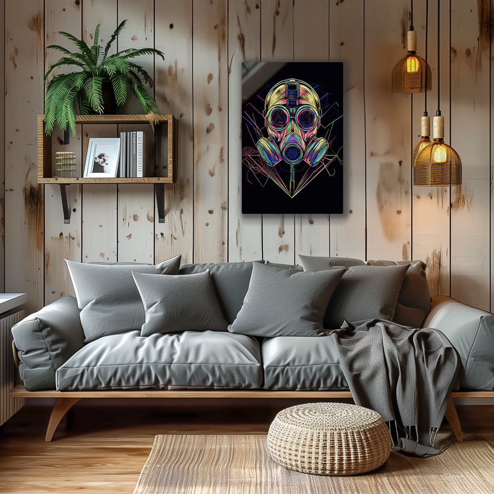 Vibrant metal wall art featuring bold colors and dynamic designs, perfect for enhancing any space with a modern touch.