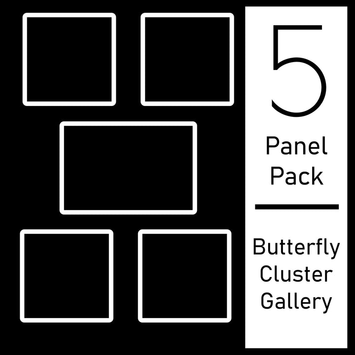 Custom Metal Photo Wall - Butterfly Cluster (5-pack)