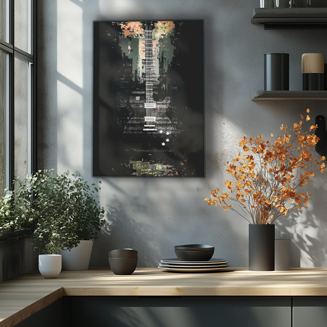Electric Strings – Guitar Vibe Wall Art