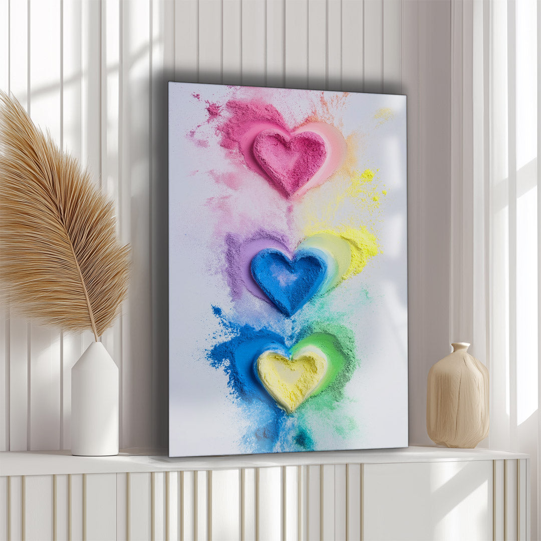 Vibrant metal wall art featuring a stunning design that adds a colorful touch to any space, perfect for enhancing your home decor.