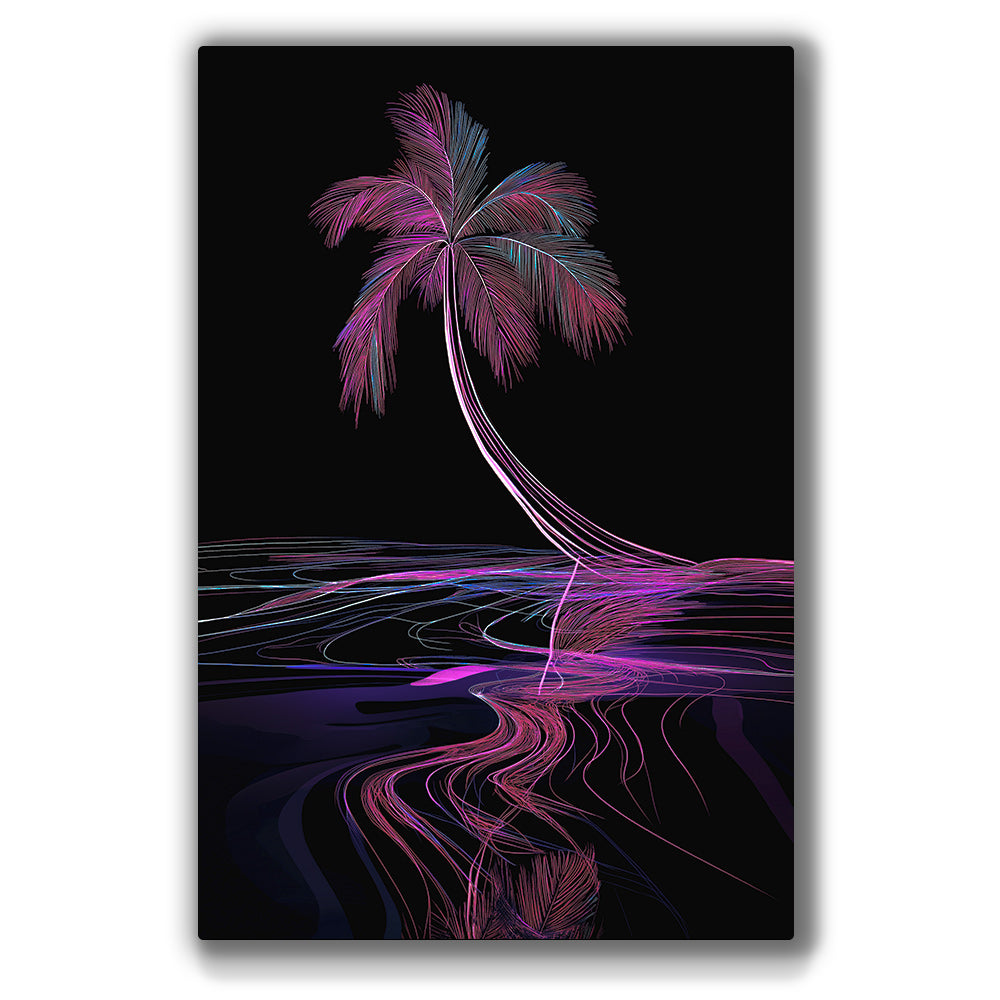 Vibrant metal wall art featuring bold colors and striking designs, perfect for adding a modern touch to any space.