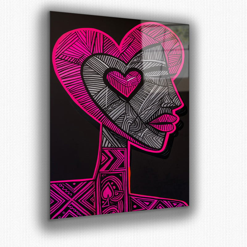 Vibrant metal wall art featuring an abstract design, perfect for adding a modern touch to any space.