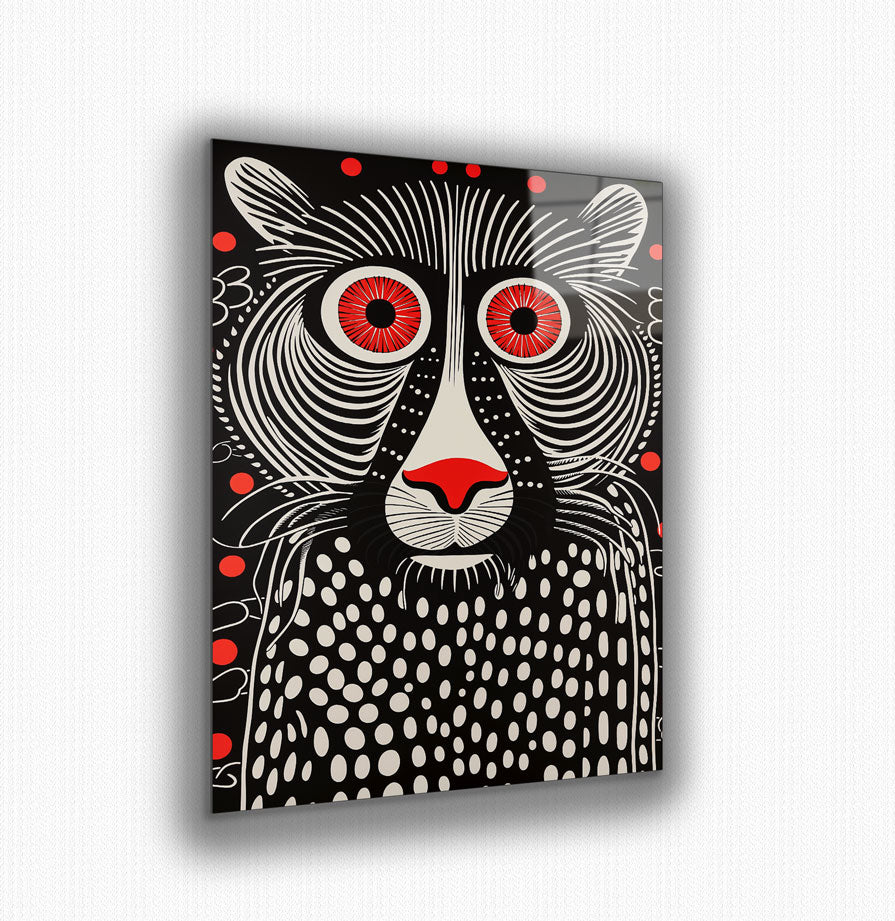 Vibrant metal wall art featuring a colorful monkey design, perfect for adding a playful touch to any space.