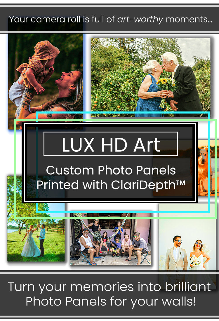 Print Photo Panels and Gallery Walls on Metal ClariDepth™ Panels