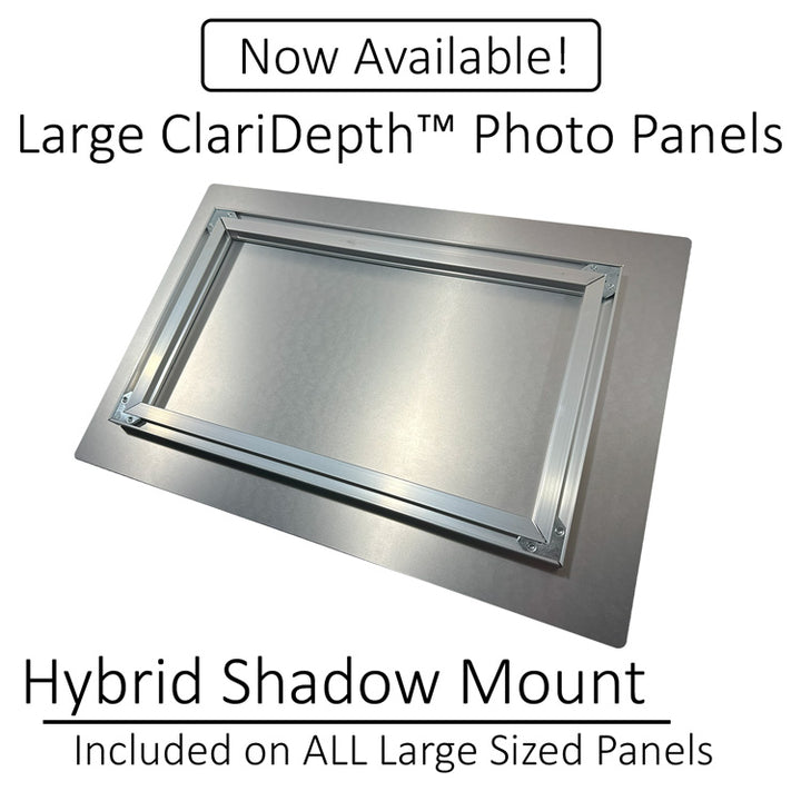 Hang Large Photo Panels with Hybrid Shadow Mounts