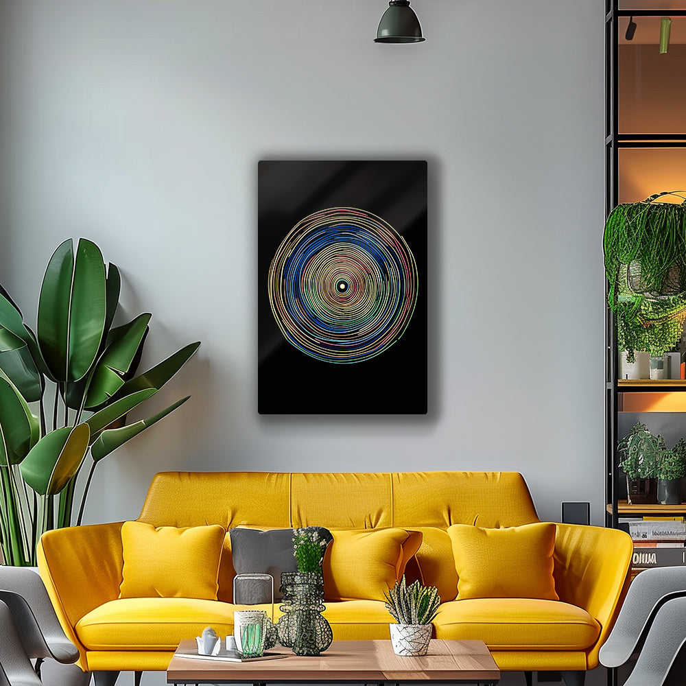 Hypnotic spiral artwork perfect for modern, energetic spaces.